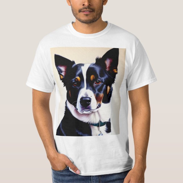 Cute Cattle Dog T-Shirt (Front)