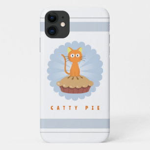Cute Catty Pie Cat Lover iPhone 11 Case