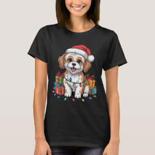 Cute Cavachon Christmas Xmas Design Funny Dog Love T-Shirt