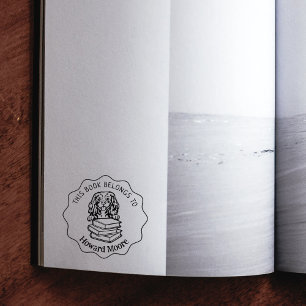  Cute Cavalier King Charles Dog Book Rubber Stamp