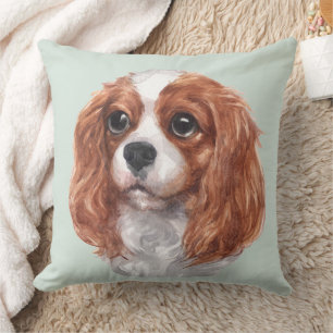 Cute Cavalier King Charles Spaniel Dog Cushion