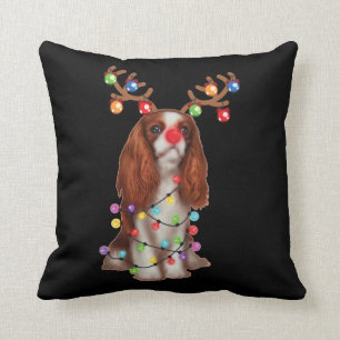 Cute Cavalier King Charles Spaniel Funny Xmas Gift Cushion