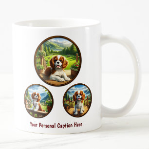Cute Cavalier King Charles Spaniel Puppy  Coffee Mug