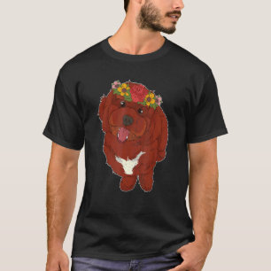 Cute Cavapoo Dog Owner Animal Garden Flowers Cavap T-Shirt