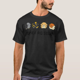 Cute Cavy Guinea Pig Rodent Team Squad T-Shirt