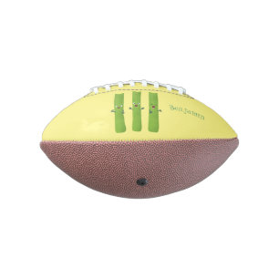 Cute celery sticks trio cartoon vegetables american football