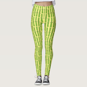 Cute celery sticks trio cartoon vegetables leggings