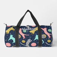 Cute Celestial Mystical Space Cats Personalised