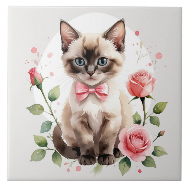 Cute Ceramic Tile (Front)