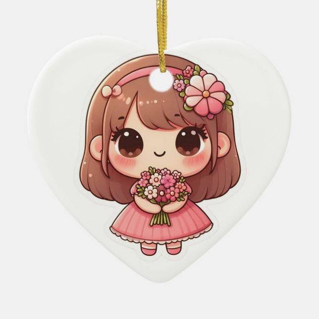 Cute  ceramic tree decoration (Front)
