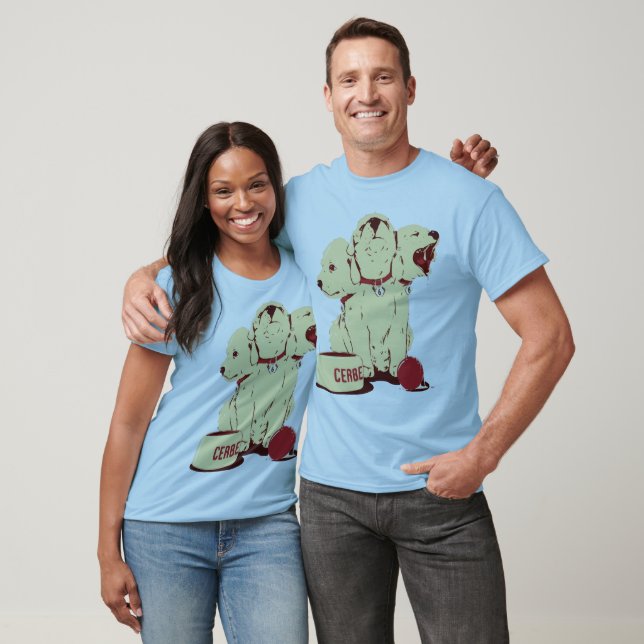 Cute Cerberus Cartoon T-Shirt (Unisex)