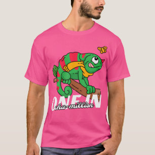 Cute Chameleon One In Cha-Million Reptile Lizard L T-Shirt