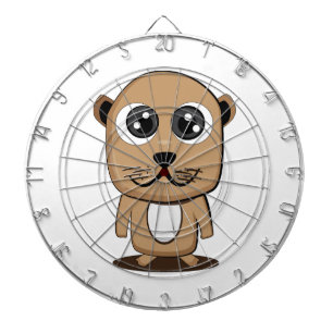 Cute character clipart dartboard