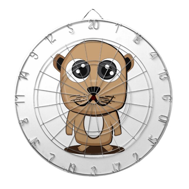 Cute character clipart dartboard (Front)