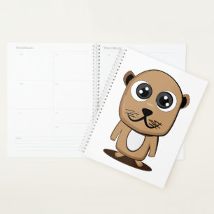 Cute character clipart planner