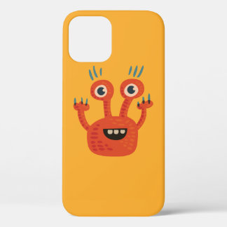 Cute character funny orange cartoon iPhone 12 case