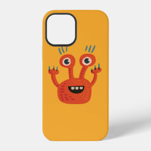 Cute character funny orange cartoon iPhone 12 case