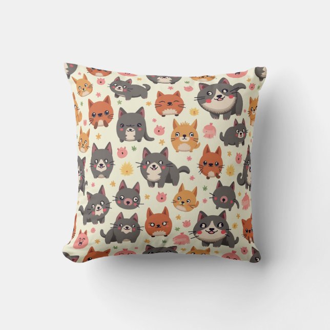 Cute character pillow cushion (Front)