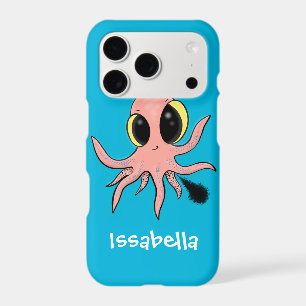 Cute, cheeky baby octopus cartoon