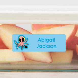 Cute, cheeky baby octopus cartoon personalised 