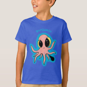 Cute, cheeky baby octopus cartoon T-Shirt
