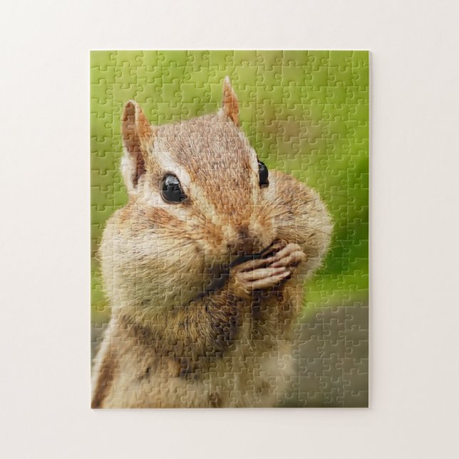 Cute Cheeky Chipmunk Jigsaw Puzzle (Vertical)