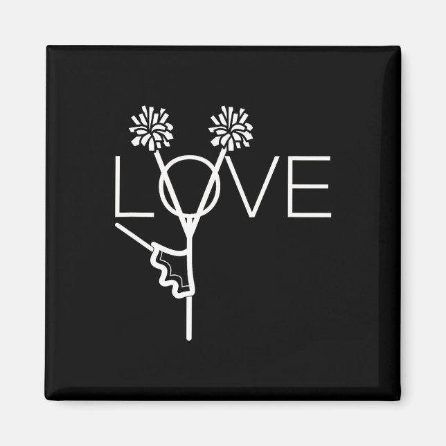 Cute Cheer Gifts For Cheerleaders Teen Girls Women Magnet (Front)