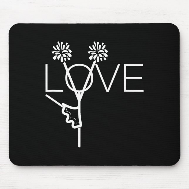 Cute Cheer Gifts For Cheerleaders Teen Girls Women Mouse Mat (Front)