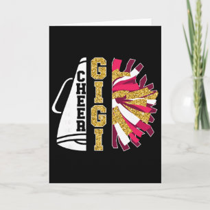Cute Cheer Gigi Of A Cheerleader Gigi Grandma Card