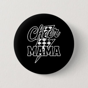Cute Cheer Mum Cheerleading For Cheerleader Squad 6 Cm Round Badge