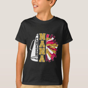 Cute Cheer Nana Of A Cheerleader Nana Grandma T-Shirt