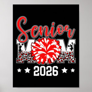 Cute Cheer Senior Mum 2026 Cheerleading Senior Mot Poster