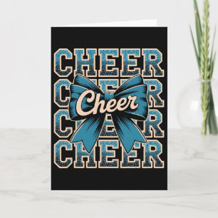 Cute Cheer Youth Girls Funny Cheerleader Cheerlead Card