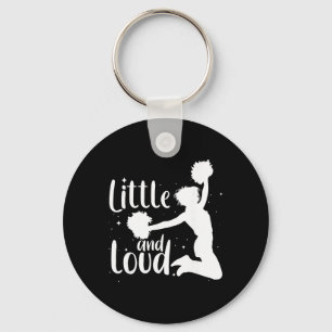 Cute Cheerleader Art For Women Girls Cheering Chee Key Ring