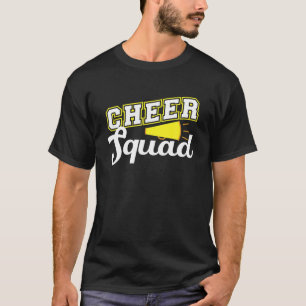 Cute Cheerleader Art Women Girls Cheer Squad Cheer T-Shirt