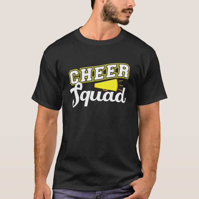 Cute Cheerleader Art Women Girls Cheer Squad Cheer T-Shirt (Front)
