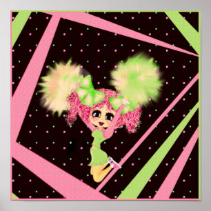 Cute Cheerleader gifts personalized Poster