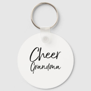 Cute Cheerleader Grandmother Gift For Women Cheer Key Ring