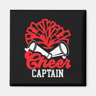 Cute Cheerleading Captain Cheer Captain ,  Magnet