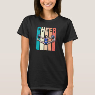Cute cheerleading cheerleader girls women pom sayi T-Shirt