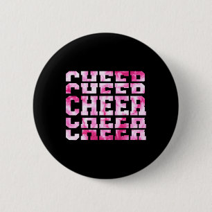 Cute Cheerleading Cheerleader Squad Girl Bff Cheer 6 Cm Round Badge