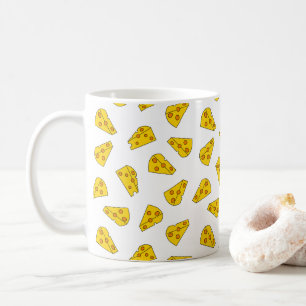 Cute Cheese Pattern Coffee Mug