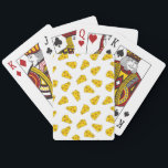 Cute Cheese Pattern Playing Cards<br><div class="desc">A cute and funny cheese pattern which is very suitable for kid products.</div>