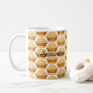 Cute Cheeseburger Coffee Mug