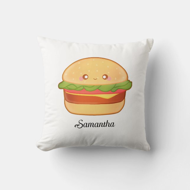 Cute Cheeseburger Cushion (Front)