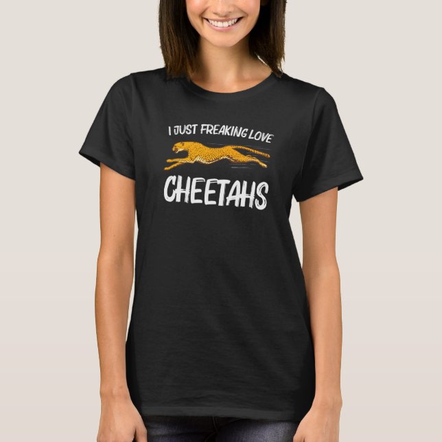 Cute Cheetah For Men Women African Safari Wildlife T-Shirt (Front)