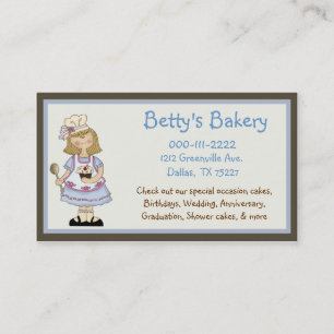Cute Chef Business Card & Coupon