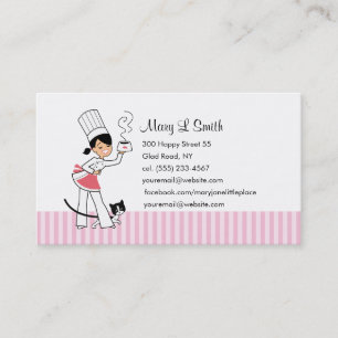 Cute Chef Calling Card - Custom