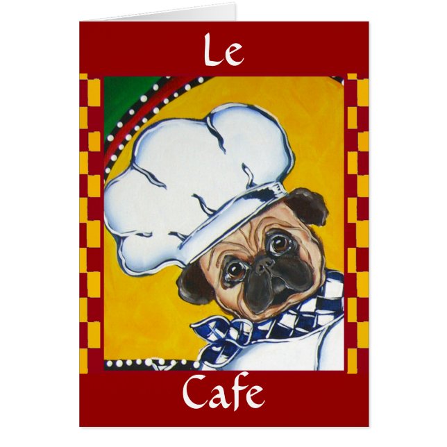 Cute Chef Pug (Front)