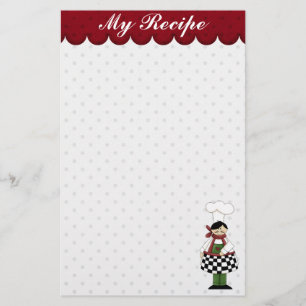 Cute Chef Stationery